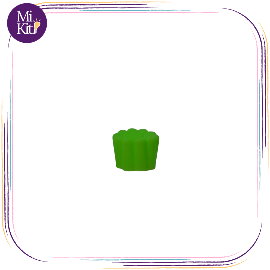 Molde individual de silicón flor 10 pétalos mini