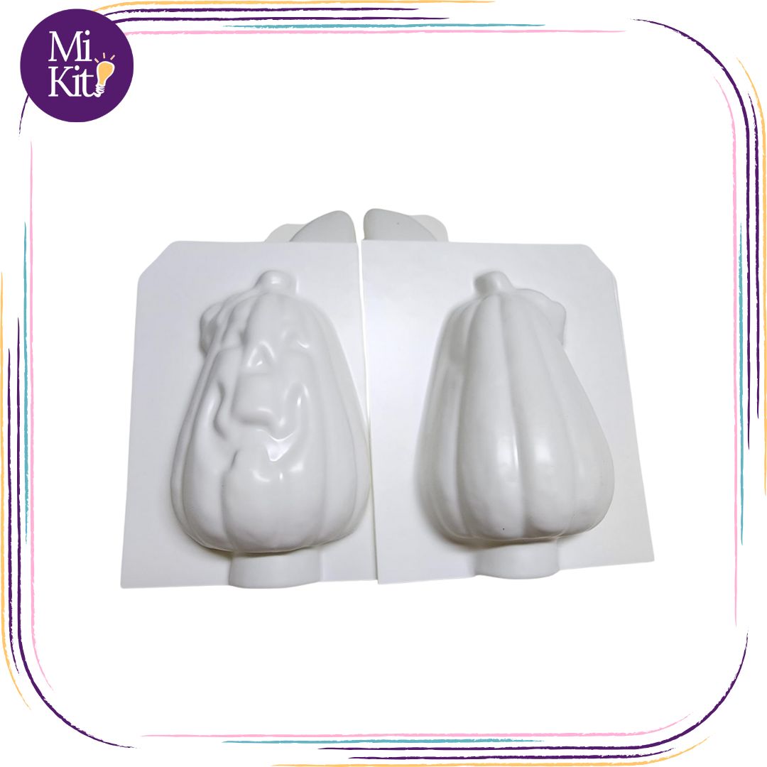 Molde plástico calabaza alta 3D