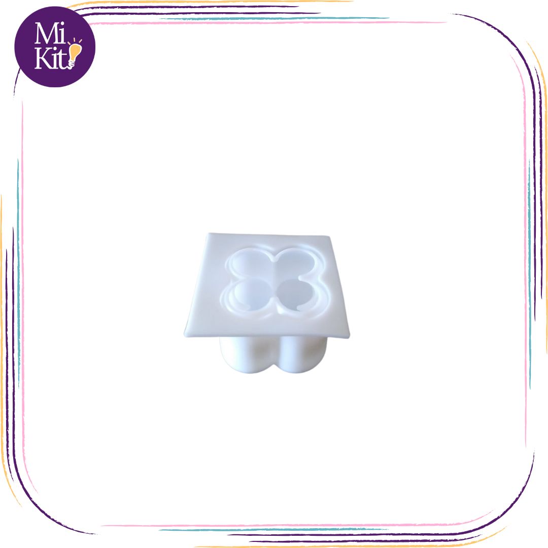 Molde de silicón cubo burbuja pequeño 3D