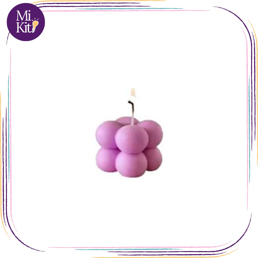 Molde de silicón cubo burbuja pequeño 3D