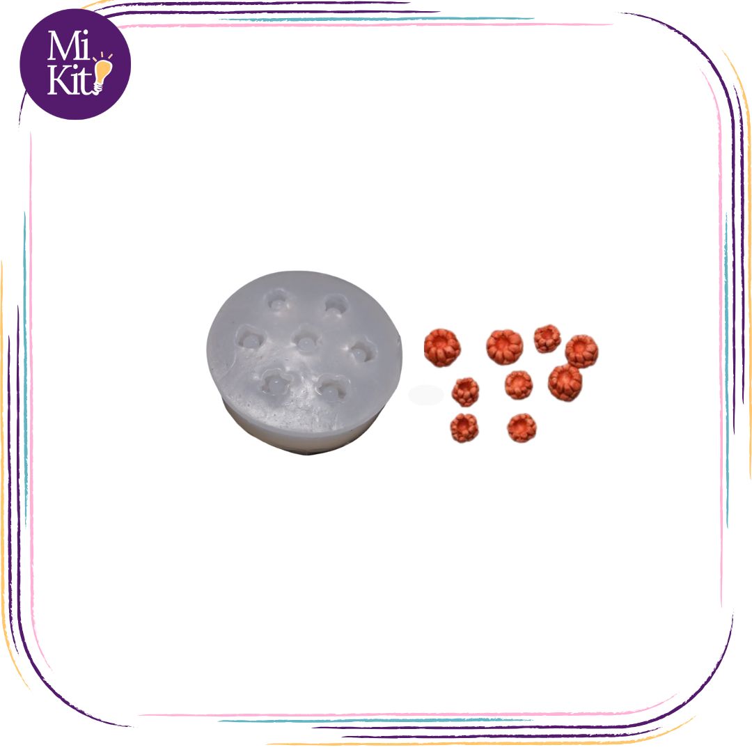 Molde de silicón frambuesas mini