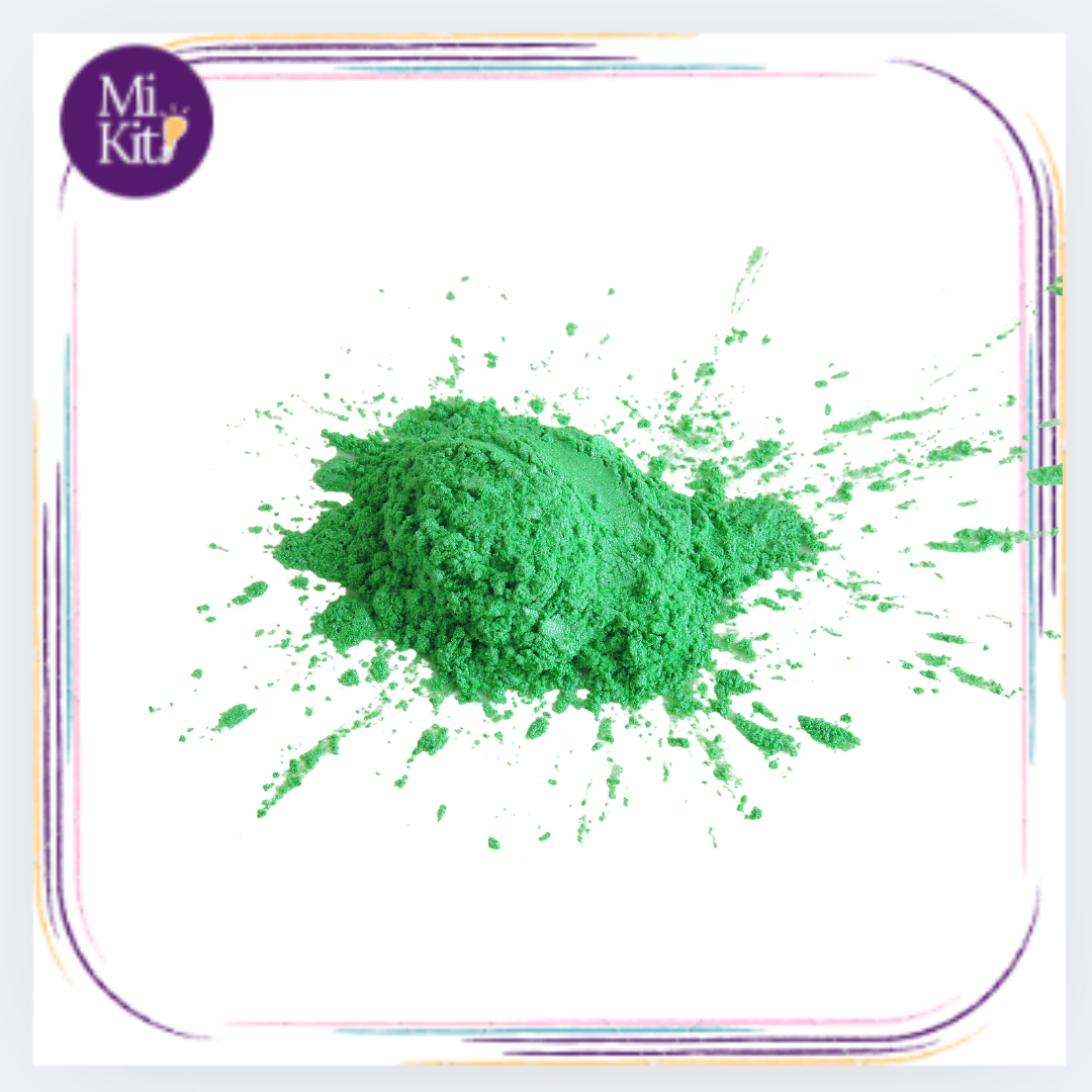Polvo mica verde 3 gramos