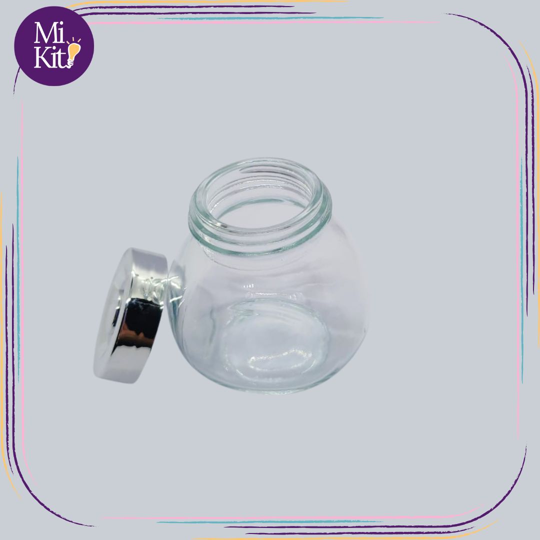 Recipiente de vidrio redondo de 100ml