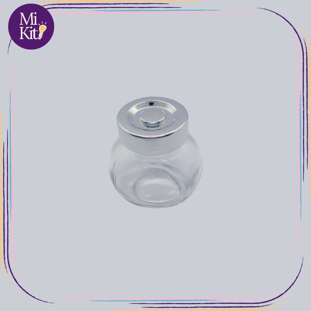 Recipiente de vidrio redondo de 60ml