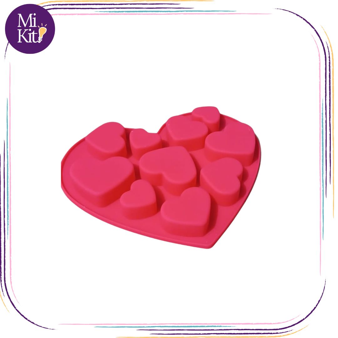 Molde corazones en forma de corazón #2
