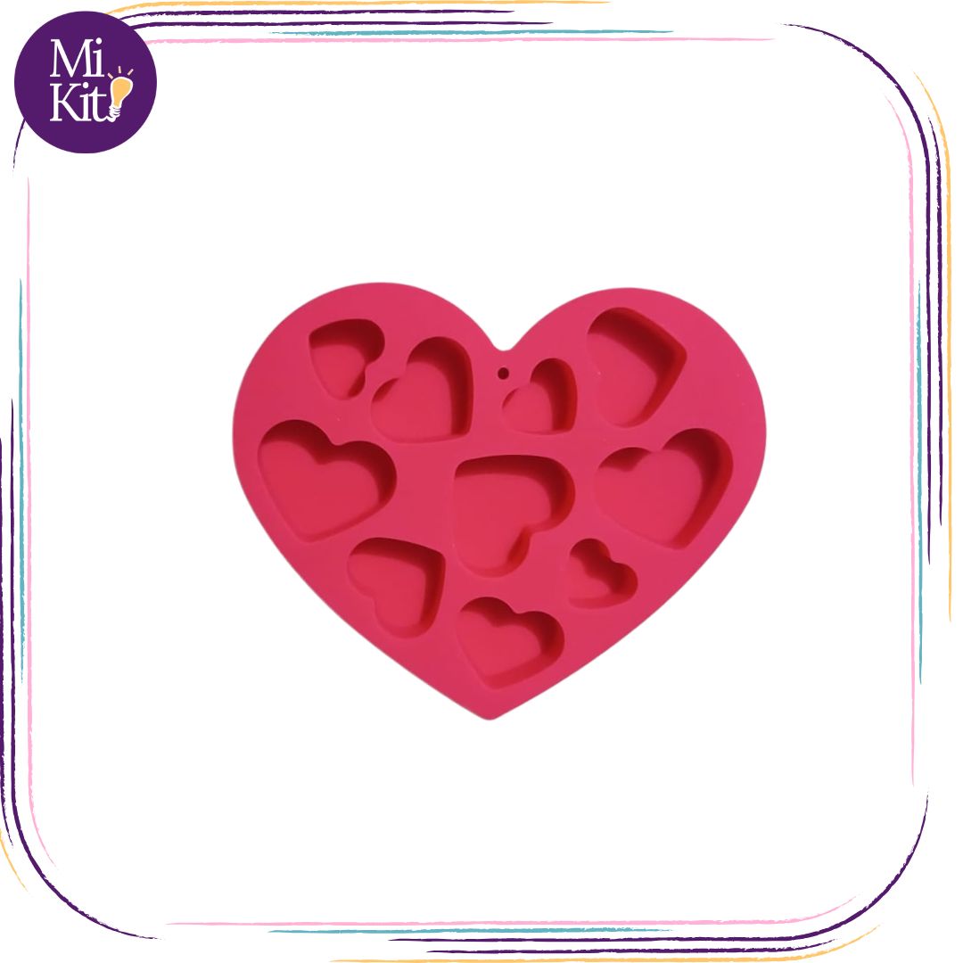 Molde corazones en forma de corazón #2