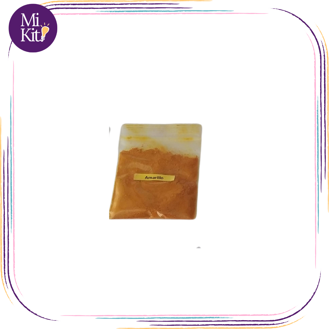 Colorante amarillo en polvo de 5 gramos