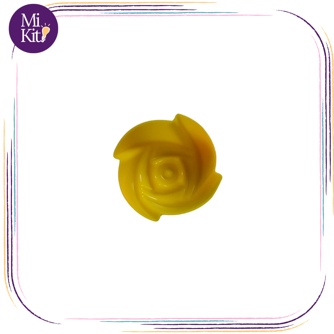 Molde individual de silicón rosa
