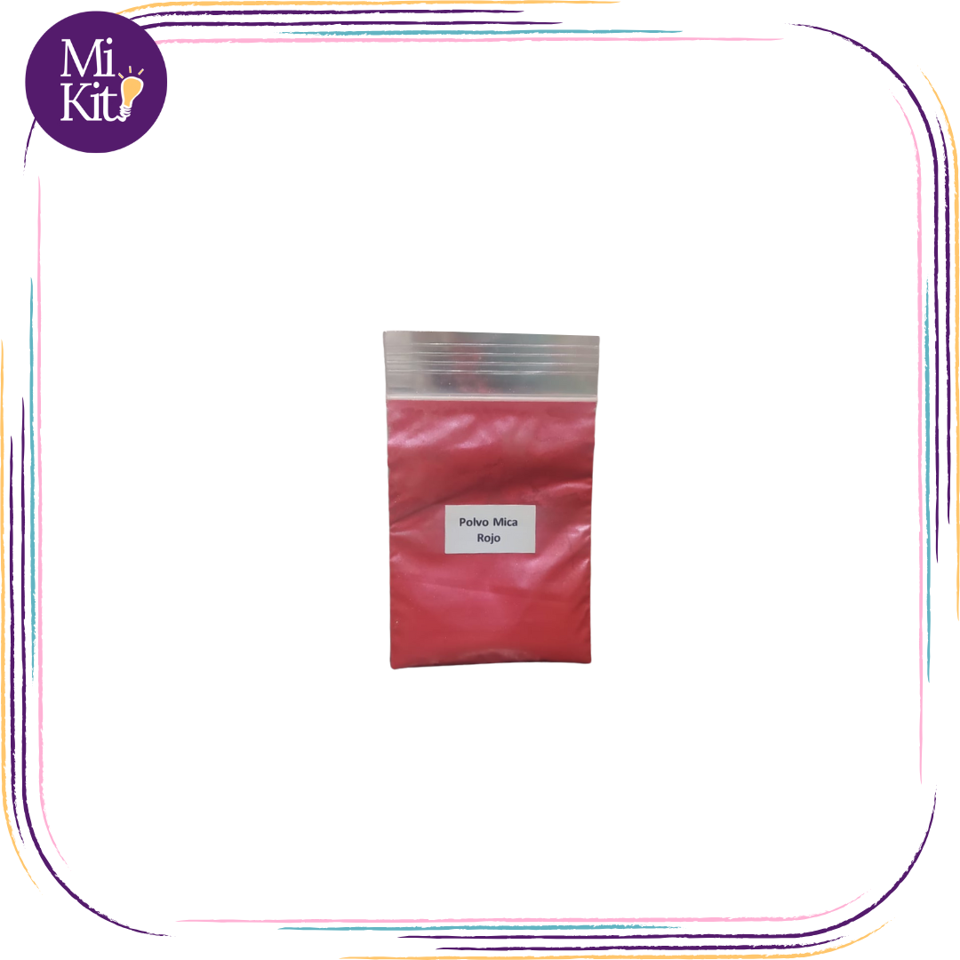 Polvo mica rojo 3 gramos