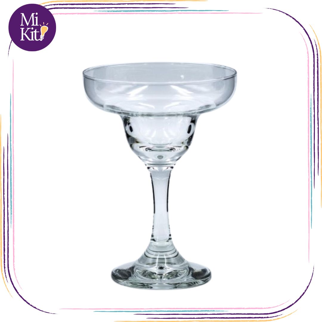 Copa de vidrio margarita