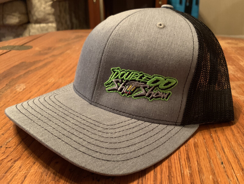 Double00ShitShow Lime Green Logo SnapBack Hat