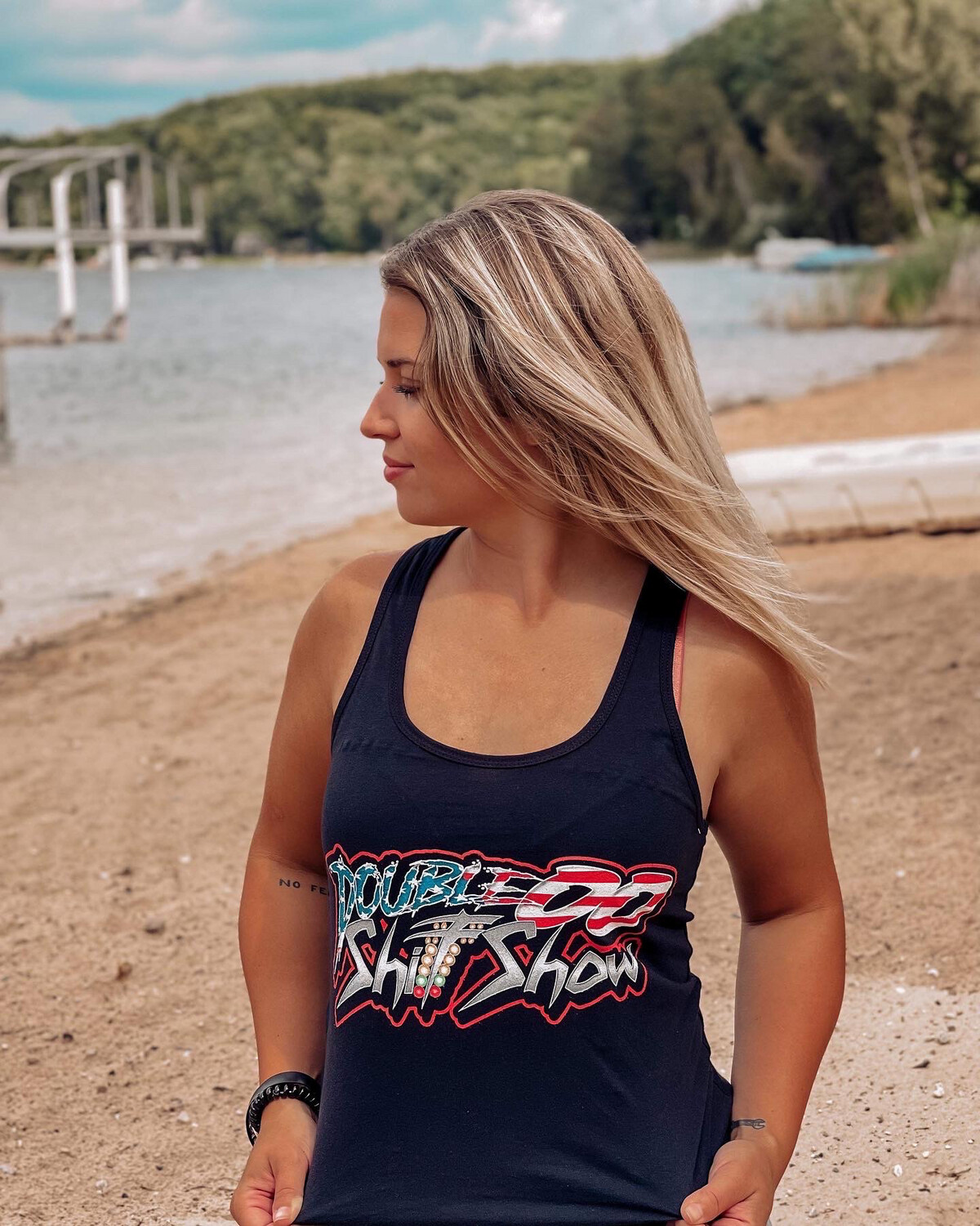 Double00ShitShow Women&#39;s Tank Top