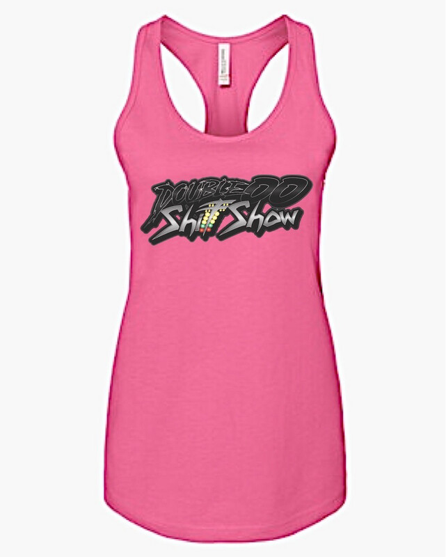 Pink Double00ShitShow Women&#39;s Tank Top