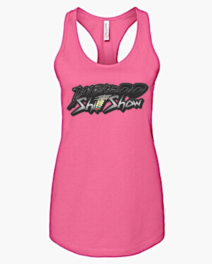 Pink Double00ShitShow Women&#39;s Tank Top