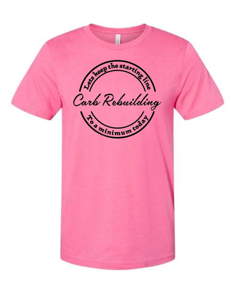 Pink Carb Building T-Shirt