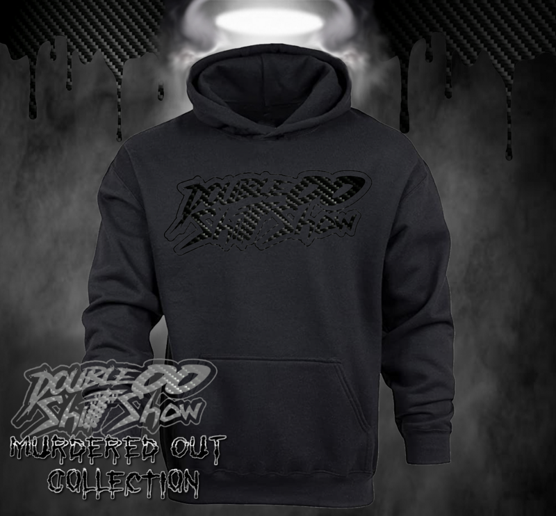 Murdered Out Double00ShitShow Hoodie