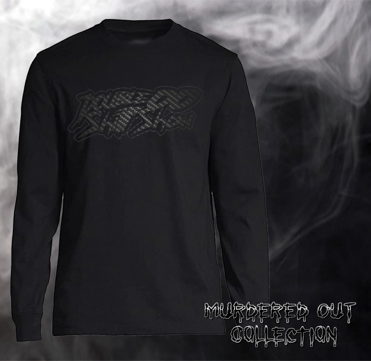 Murdered Out Double00ShitShow Long Sleeve T-Shirt