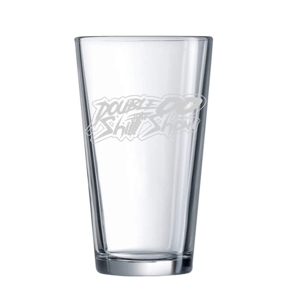 Double00ShitShow Pilsner Glass