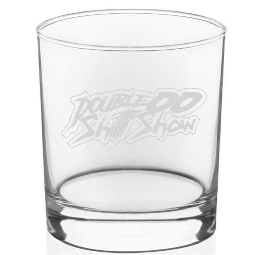 Double00ShitShow Whiskey Glass
