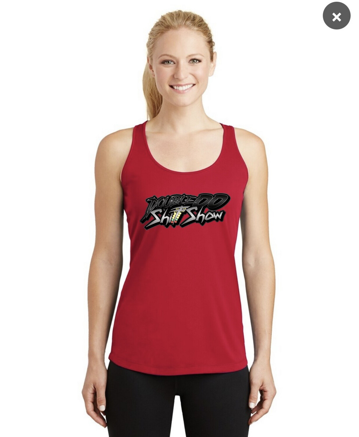 Double00ShitShow Women&#39;s Red Tank Top