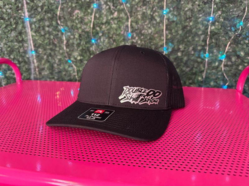 Carbon Fiber Leather Patch Snap Back Hat