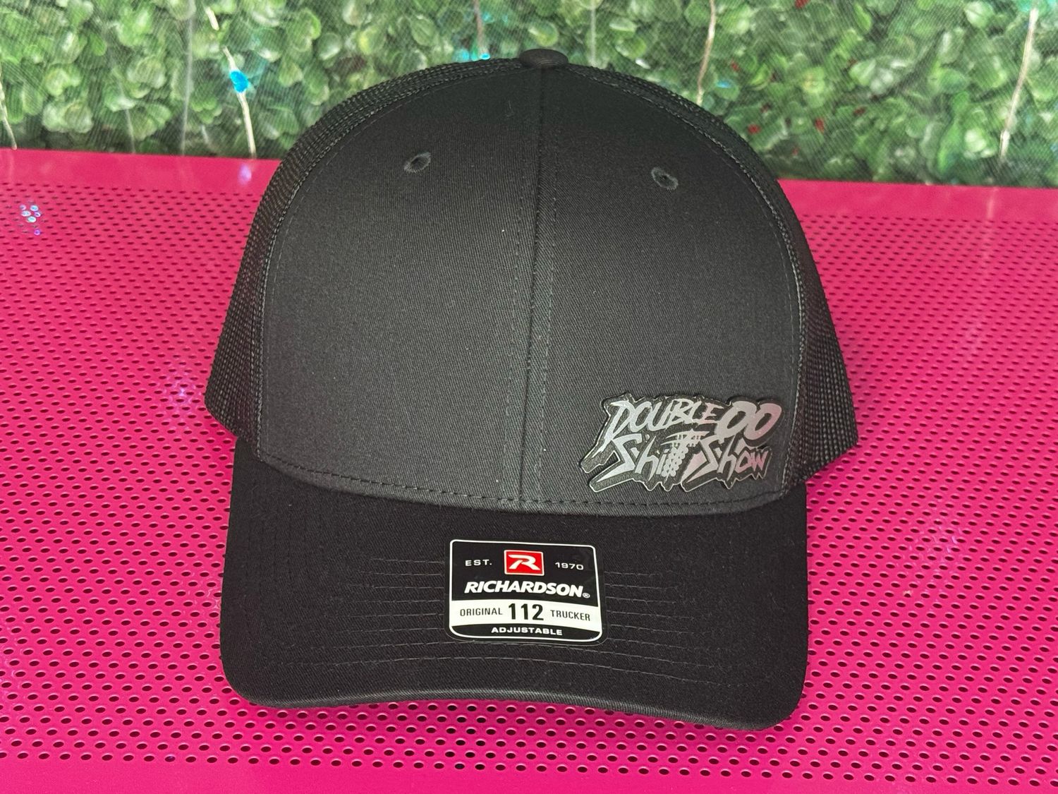 Stainless Steel Acrylic Patch Snap Back Hat