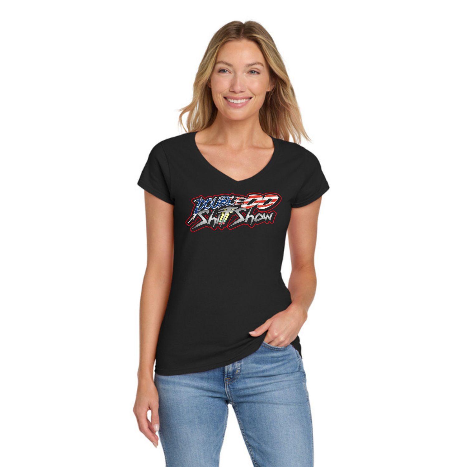 V-Neck Short Sleeve T-Shirt