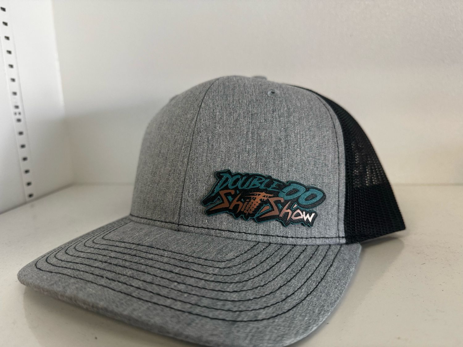 Turquoise/Copper Acrylic Patch Snap Back Hat