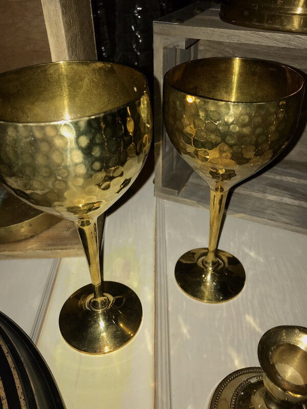 Brass chalices