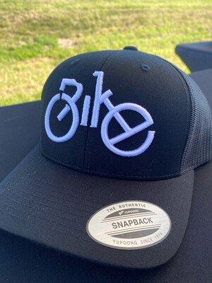 Bike Trucker Hat - Black