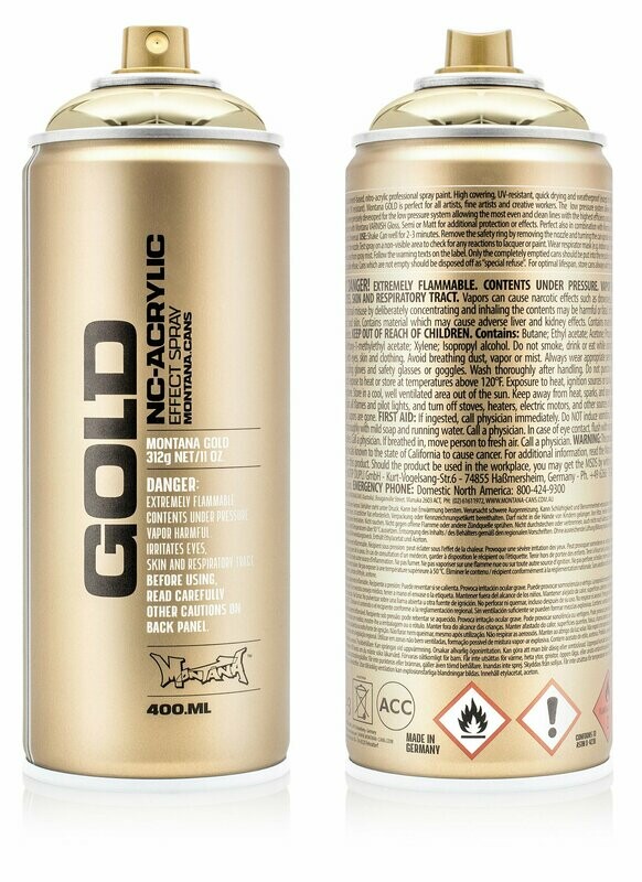 Montana Gold Metallic Chrome Colours 400mL