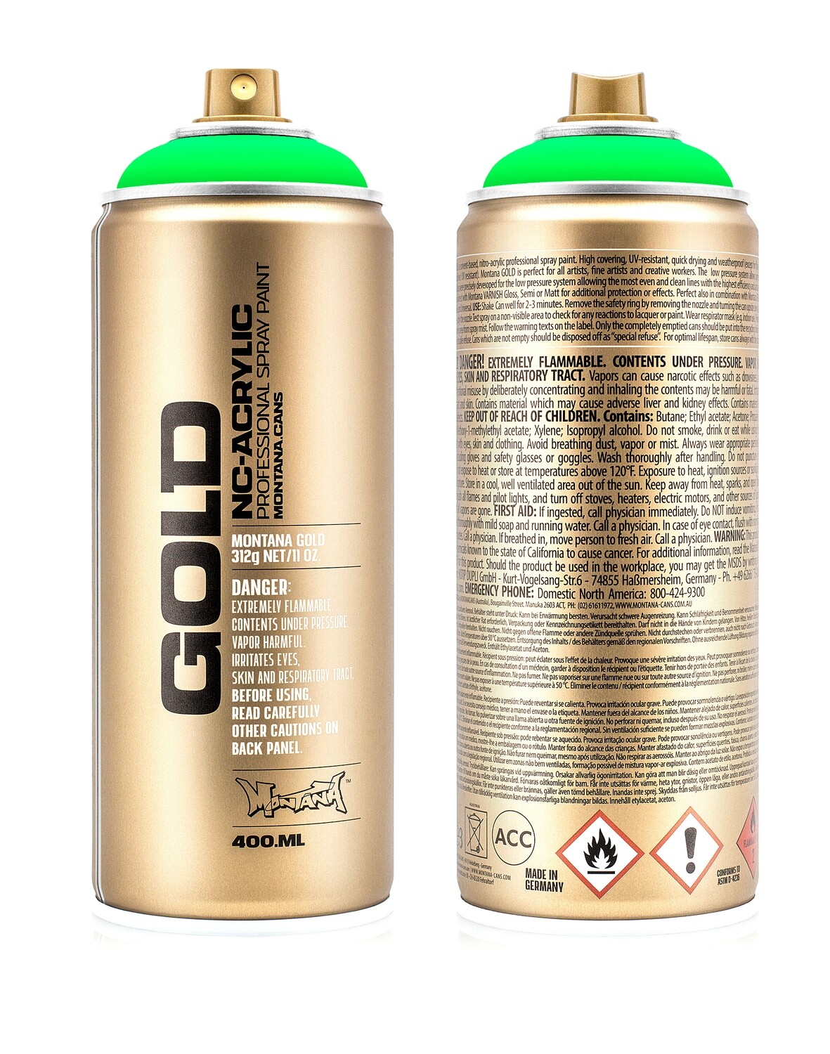 Montana Gold Fluorescent Colours 400mL