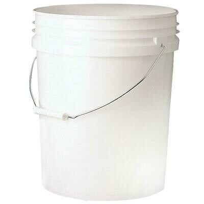 Empty 5 Gallon Plastic Bucket with Lid