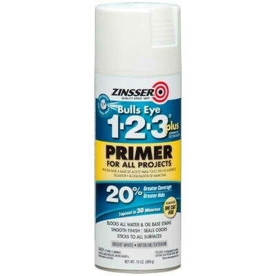 Zinsser Bulls Eye 123 Water Based Primer Spray
