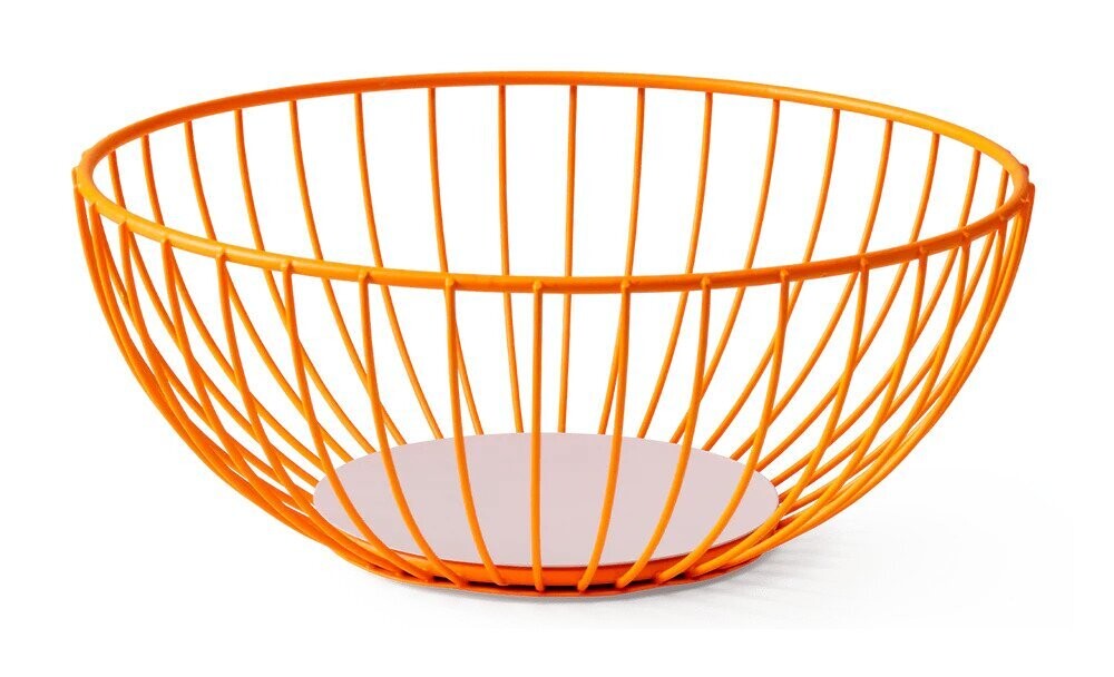 Octaevo Iris Wire Basket - Orange / Pink