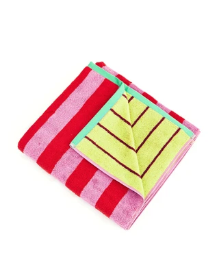 Dusen Dusen Bath Towel - Fig Stripe