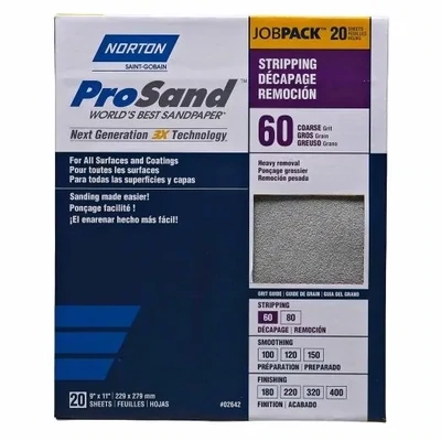 Norton Pro Sand Job Pack Sandpaper (20 Pack)