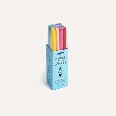 OMY Ultra-Washable Markers - 16 Pack