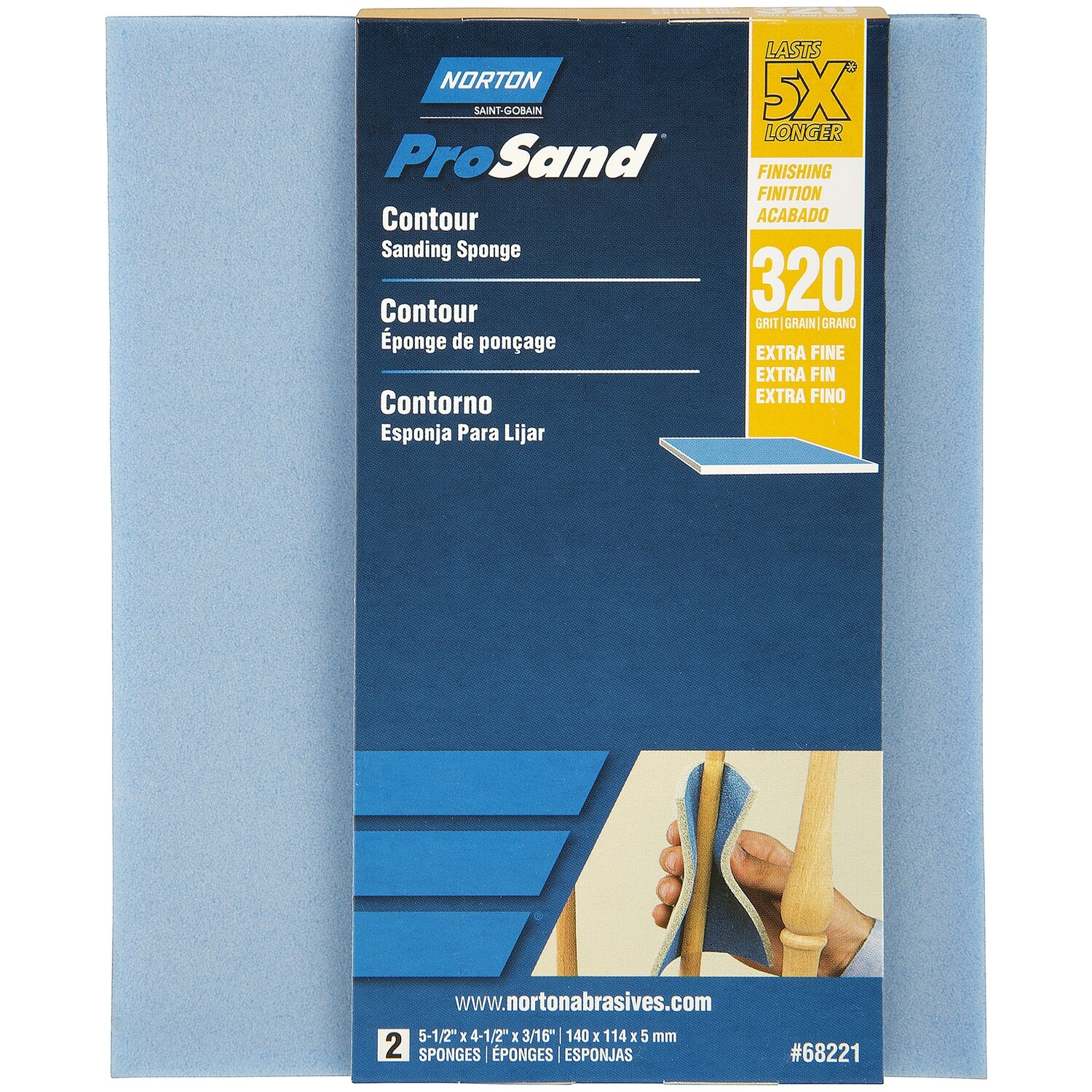 Norton Pro Sand Contour Sanding Sponge