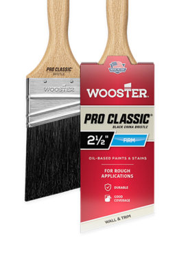 Wooster Pro Classic Black Angle Sash Brush