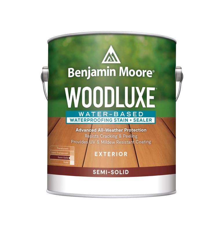 Woodluxe Water-Based Waterproofing Stain + Sealer - Semi-Solid