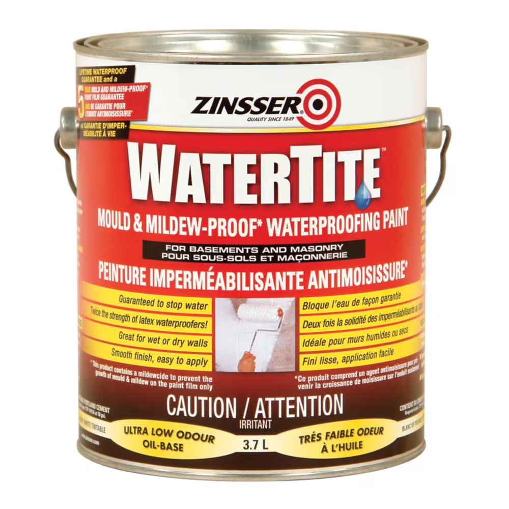 Zinsser® WATERTITE® Mould & Mildew-Proof™ Waterproofing Paint