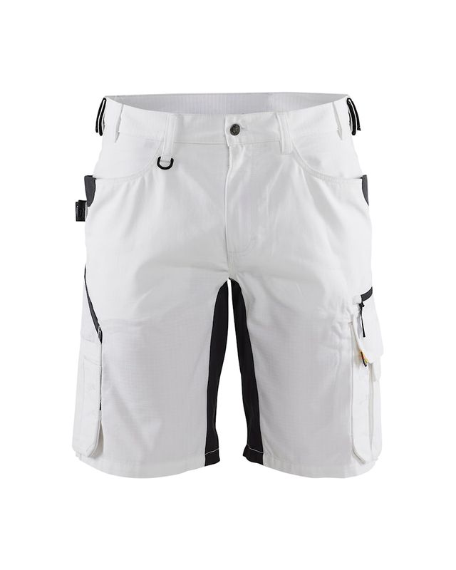 Blaklader Ripstop Shorts - White / Dark Grey