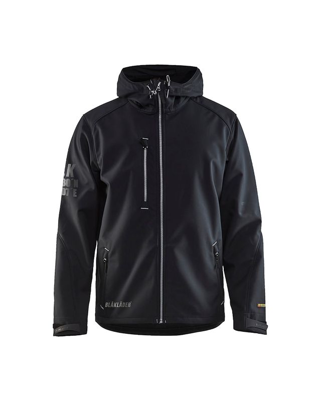 Blaklader Pro Softshell Jacket - Black / Silver