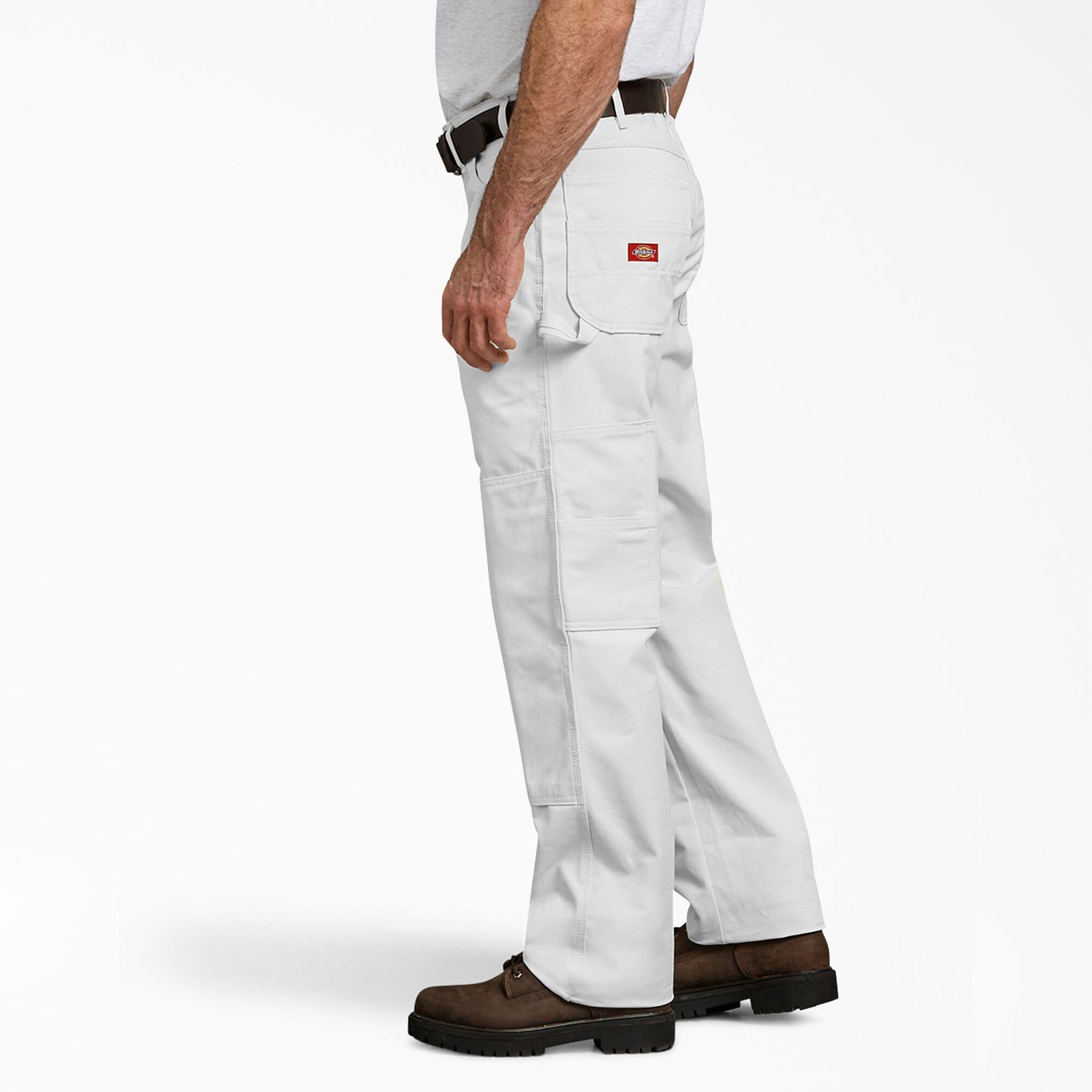 Dickies Relaxed Fit Double Knee Painter's Pants - White