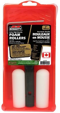 Bennett Extra High Density Foam Roller 4 Piece Set