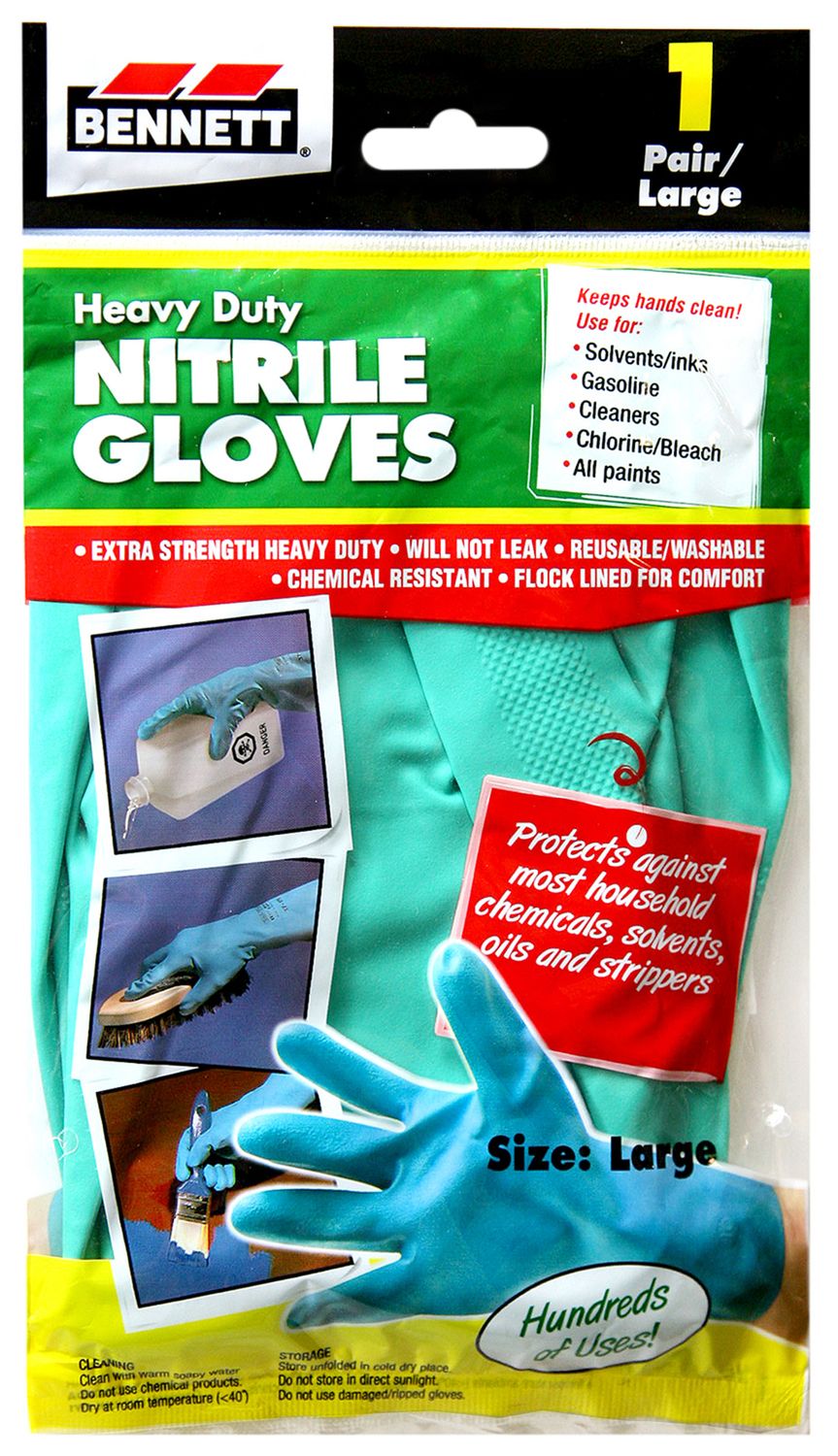 Bennett Heavy Duty Nitrile Gloves