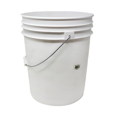 Empty 5 Gallon Plastic Bucket with Lid