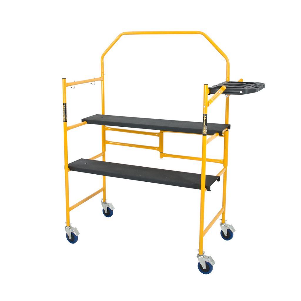 Metaltech Jobsite Series 4' Safety Rail & Tool Shelf