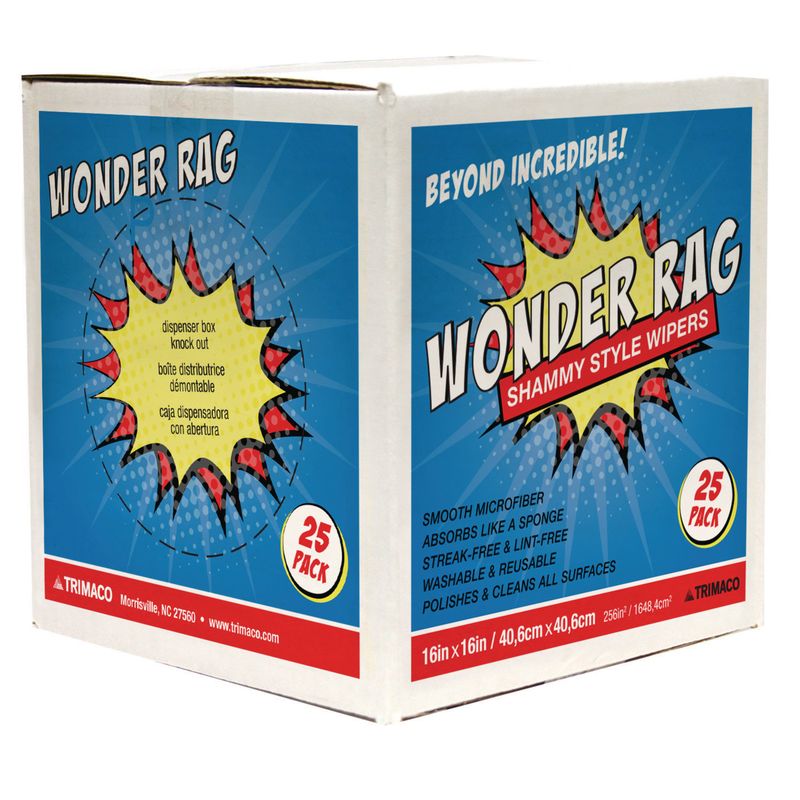 Trimaco Microfiber Wonder Rags® - 25 pack